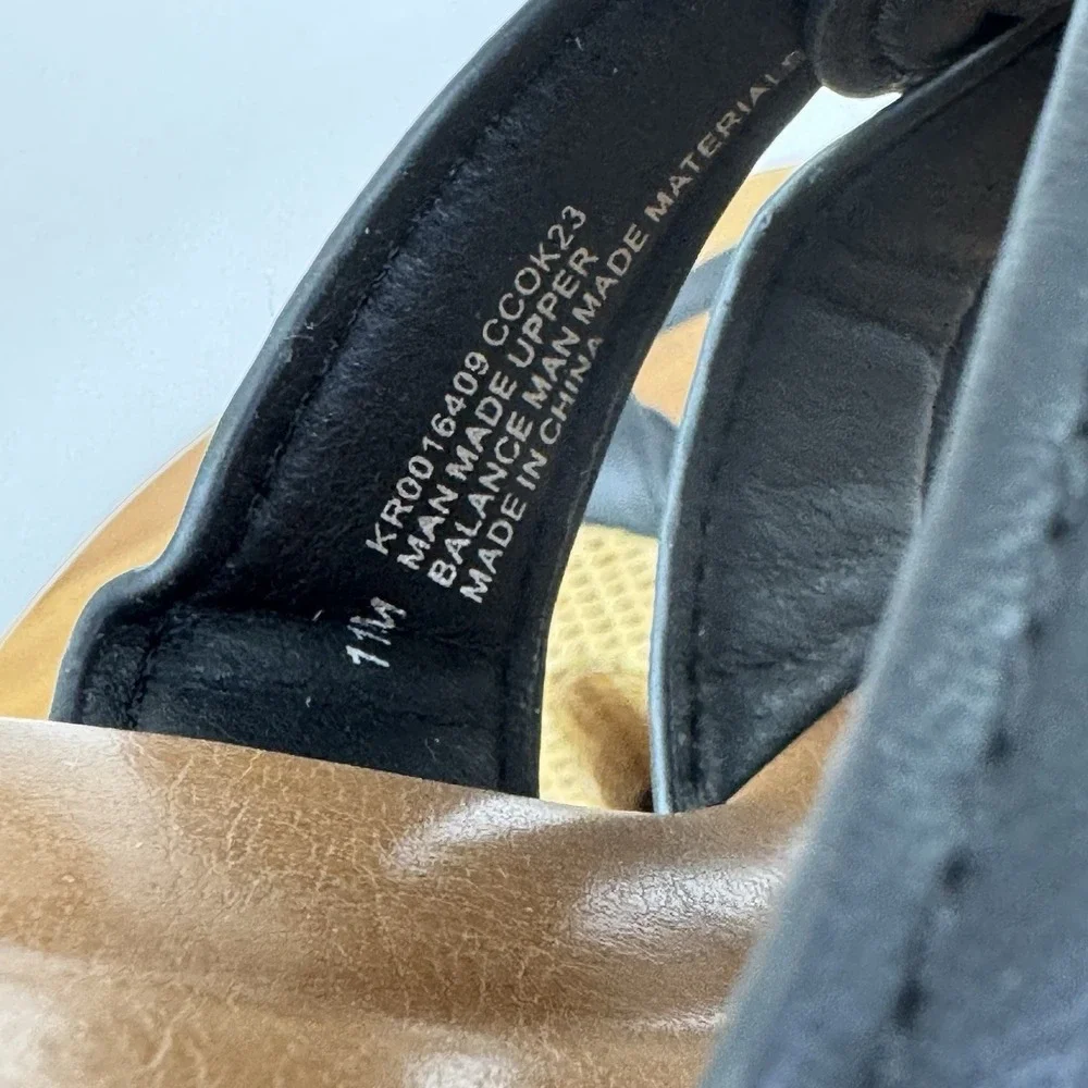 New NWOB Korks Kork-Ease Dee Faux Leather Woven Block Heels Sandals Size 11 M‎ - Picture 8 of 8